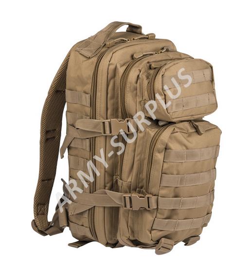Batoh ASSAULT Pack US 20L molle coyote malý Miltec