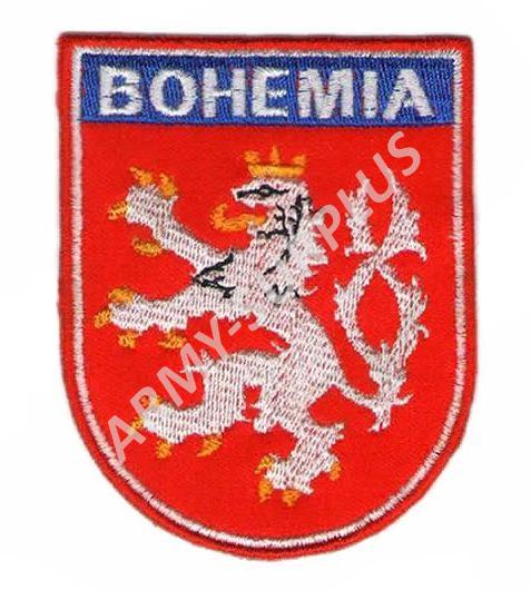 Nášivka Český lev - BOHEMIA