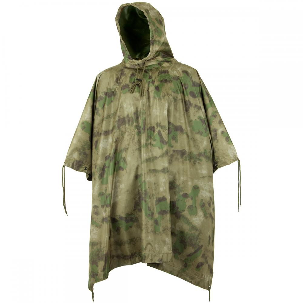 Pončo (poncho) US ripstop A-TACS ATACS ICC FG