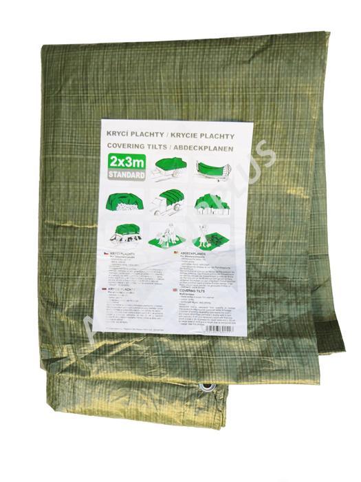 Krycí plachta multifunkční 4x5m oliv