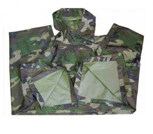 Pončo (poncho) pvc camo