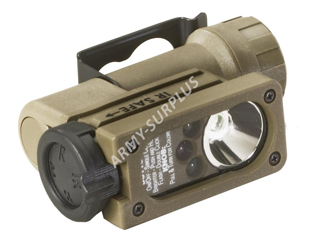 Svítilna na helmu Streamlight Sidewinder Compact oliv
