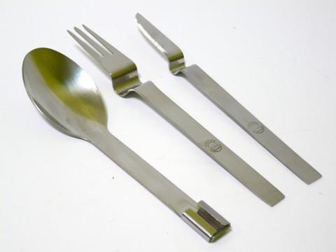 Příbor skládací camping nerez 16 cm