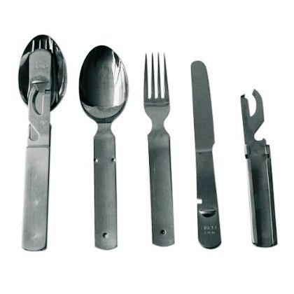 Příbor BW (Bundeswehr) skládací nerez