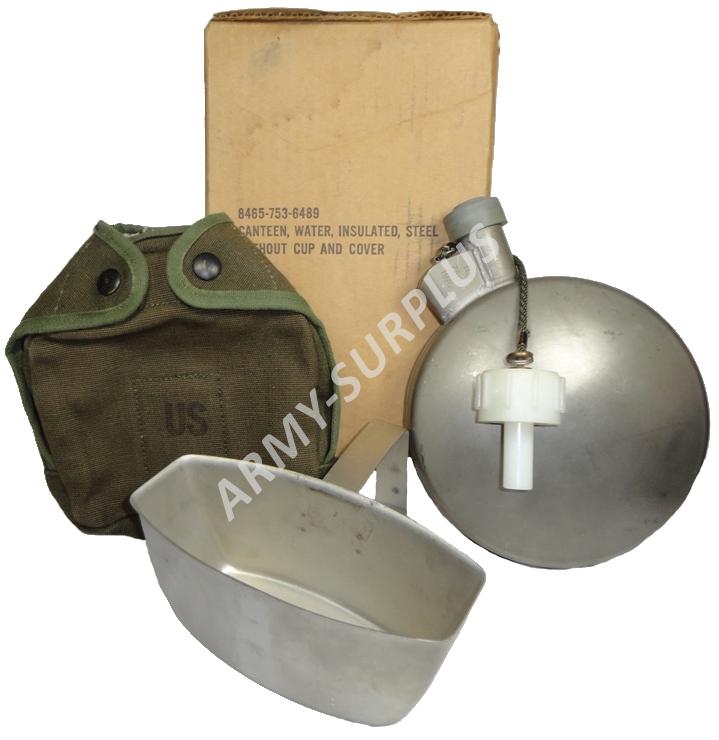 Polní láhev (čutora) US ARMY termo nerez (ARCTIC CANTEEN) komplet