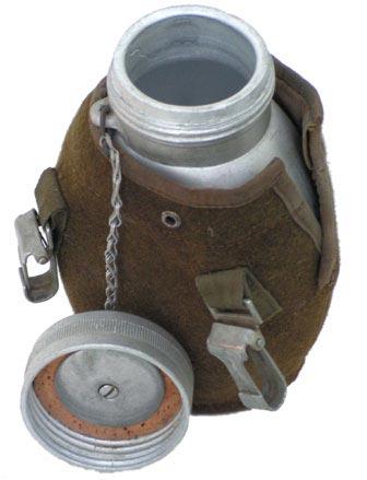 Polní láhev (čutora) hliník Polsko s obalem