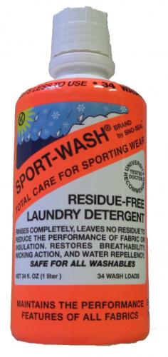 Sport - Wash láhev 1L prací (impregnační) prostředek 34 pracích dávek