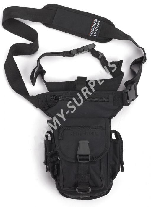 Taška stehenní Pentagon Max-S 2.0 GUN univerzální černá K16023-01