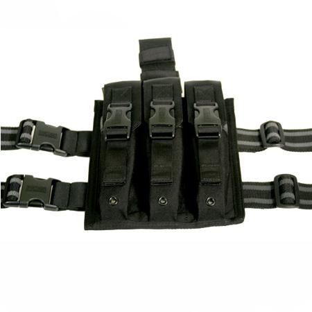 Sumka stehenní na 3 zásobníky pro samopal Omega Elite SMG Mag Pouch