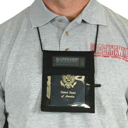 Pouzdro dokladové Neck ID Badge Holder Black černý Balckhawk
