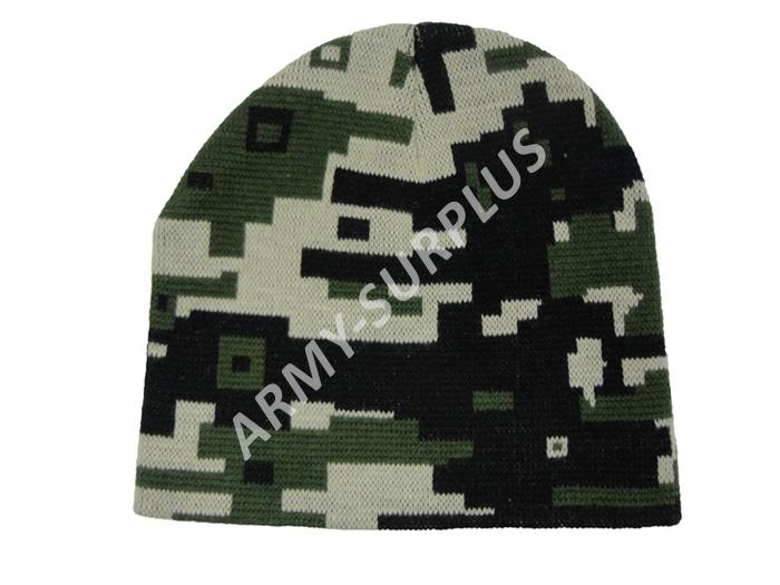 Čepice kulich zimní digital winter camo