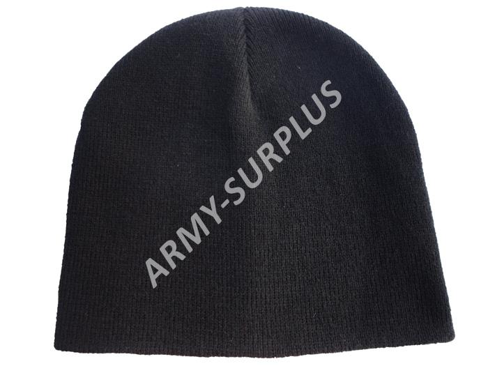 Kulich jemně pletený krátký černý