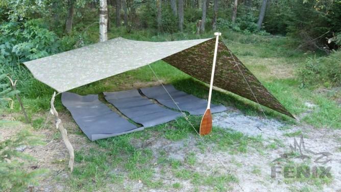 Plachta Basha multifunkční 2,5x2,8m, SK digital les ALP