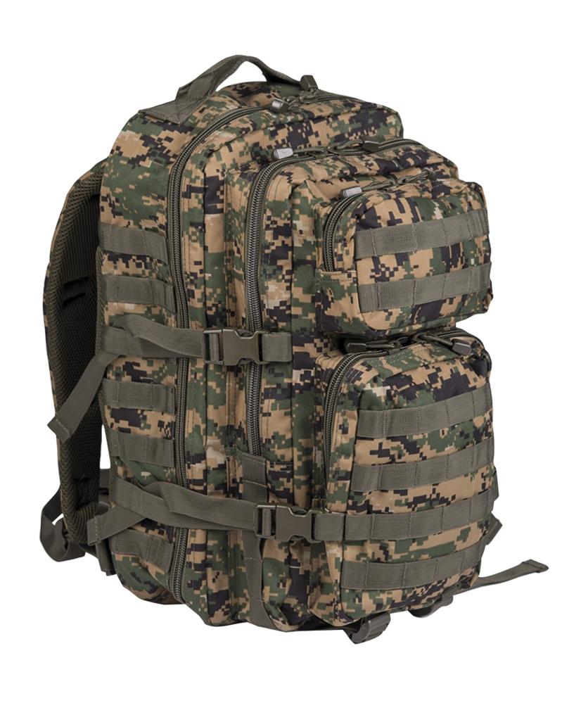 Batoh ASSAULT Pack US 36L molle Marpat digital woodland Large Miltec
