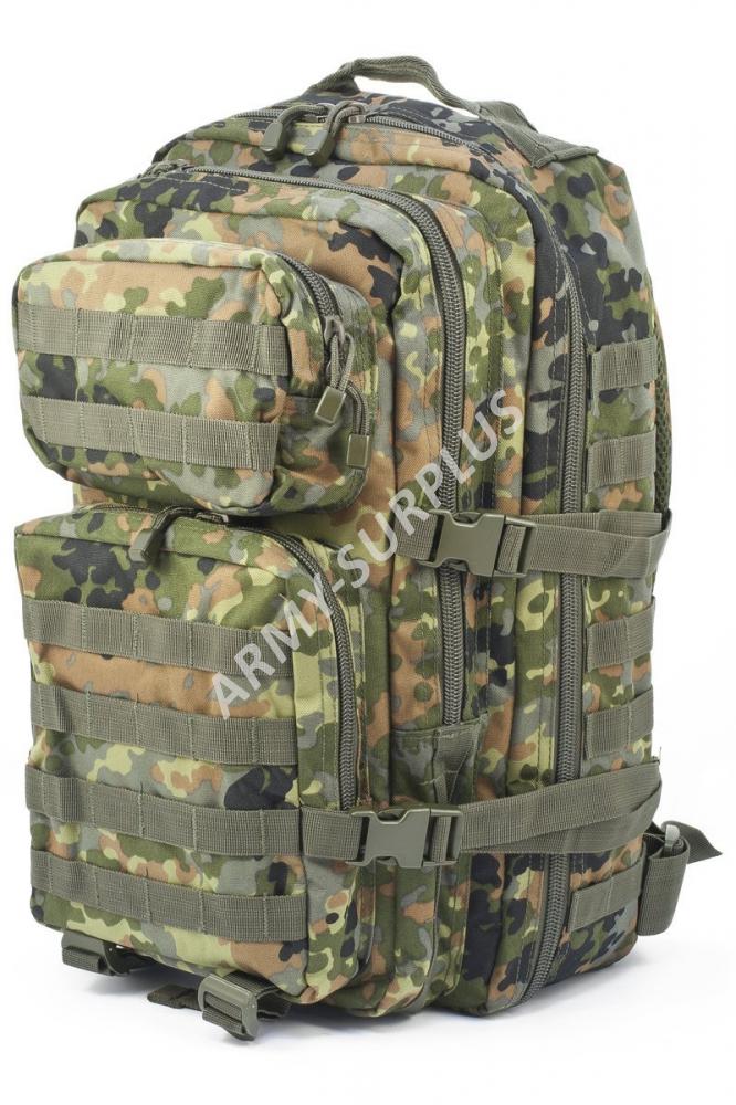 Batoh ASSAULT Pack US 36L molle flecktarn LG velký Miltec