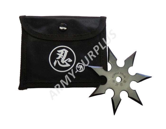 Hvězdice ninja shuriken černá 7 hrotů