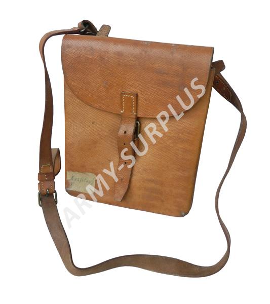 Taška (brašna) ČSLA kožené přes rameno dokladová SNB policejní