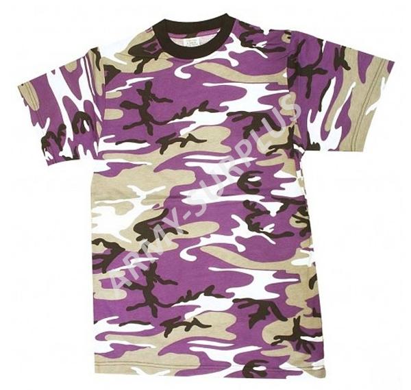 Triko lila camo Rothco
