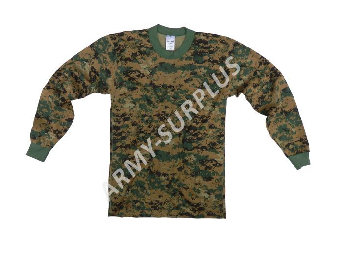 Triko Tru-Spec Marpat digital woodland dlouhý rukáv