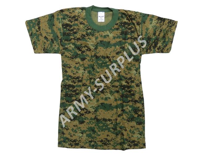Triko Tru-Spec Marpat digital woodland krátký rukáv