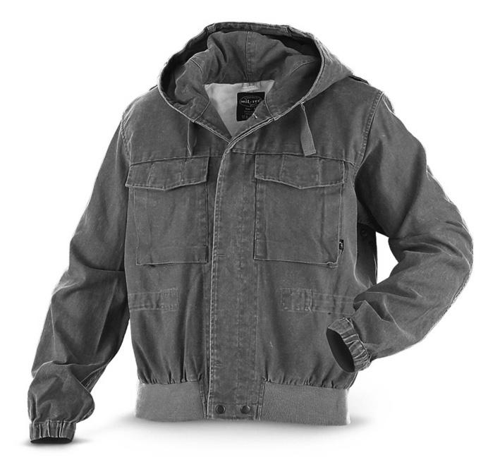 Bunda blouson předepraná černá