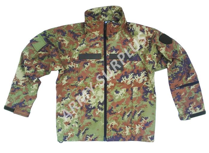 Bunda vegetato Itálie (Esercito Italiano) softshell originál