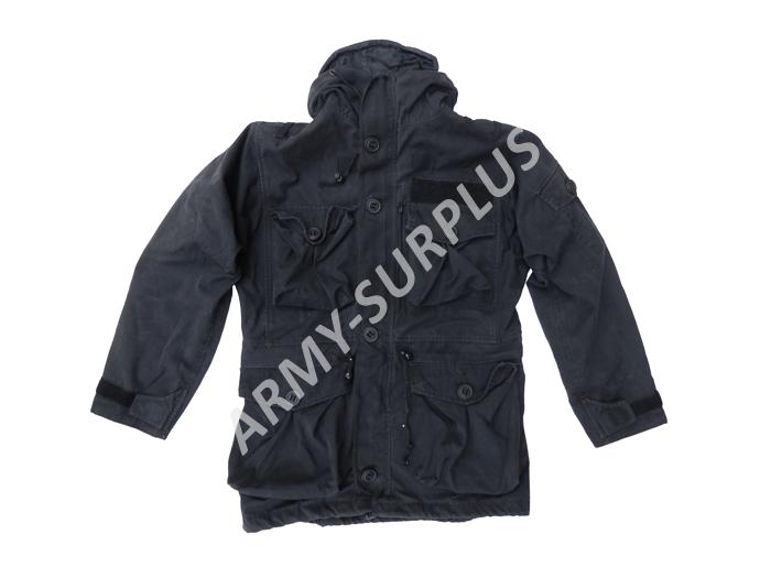 Parka (bunda) SAS windproof Velká Británie s membránou černá