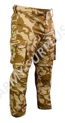 Kalhoty britské Velká Británie desert DPM windproof použité
