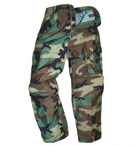 Kalhoty polní US originál M65 woodland nové