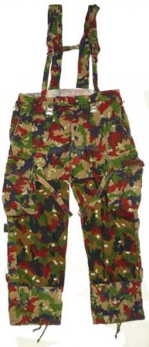 Kalhoty M70 Švýcarsko-švýcarské zimní alpentarn originál