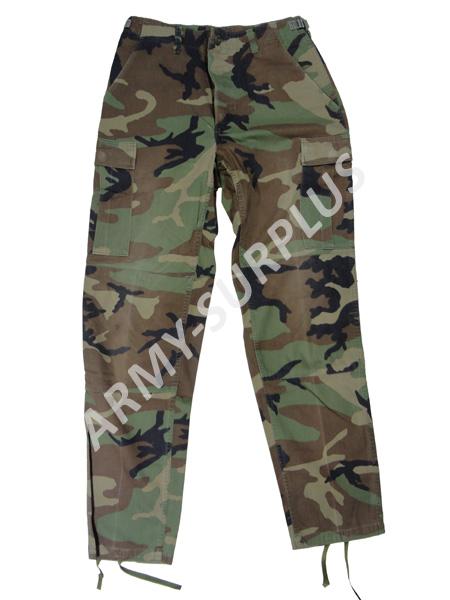 Kalhoty US BDU woodland original použité