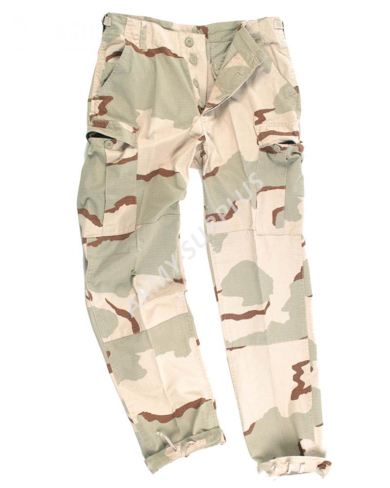Kalhoty US desert 3-color předeprané ripstop Teesar