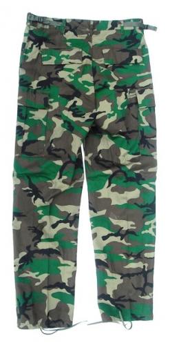Kalhoty woodland BDU kapsáče
