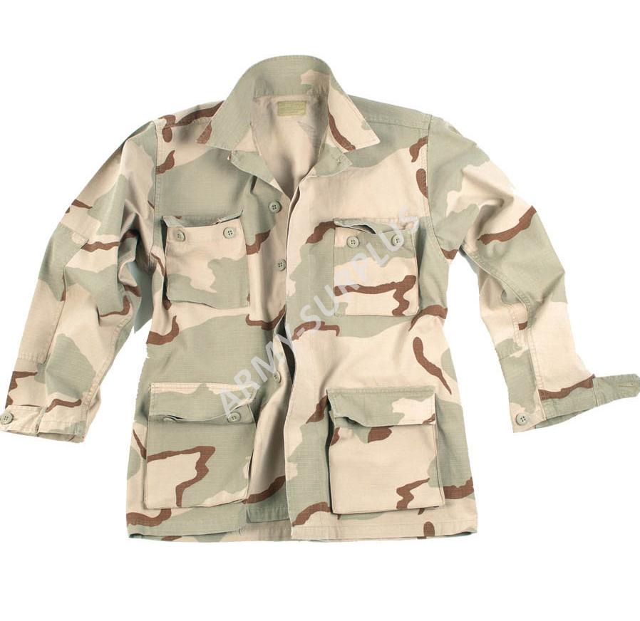 Blůza US desert 3 color ripstop předepraná Teesar