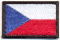 Nášivka vlajka Česká republika malá velcro