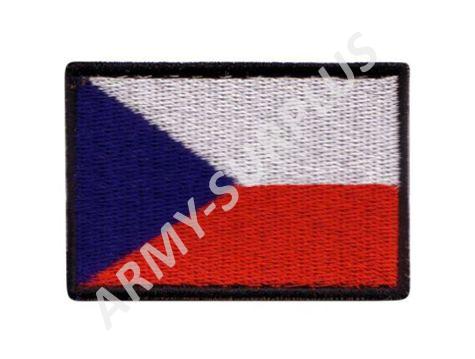 Nášivka vlajka Česká republika střední Velcro