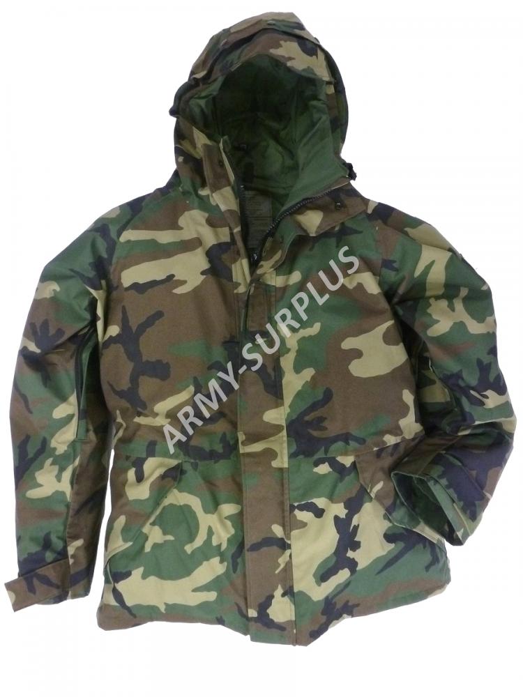 Parka US ECWCS trilaminát woodland