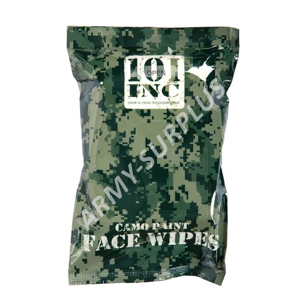 Odličovací hygienické ubrousky (Camo paint face wipes)