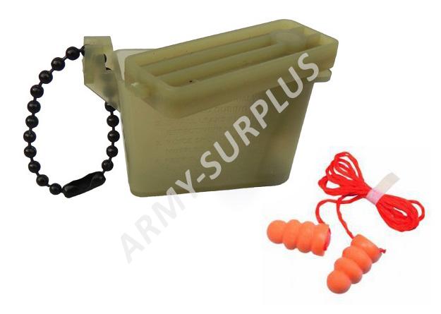 Krabička na chrániče sluchu (špunty, ear plugs) US