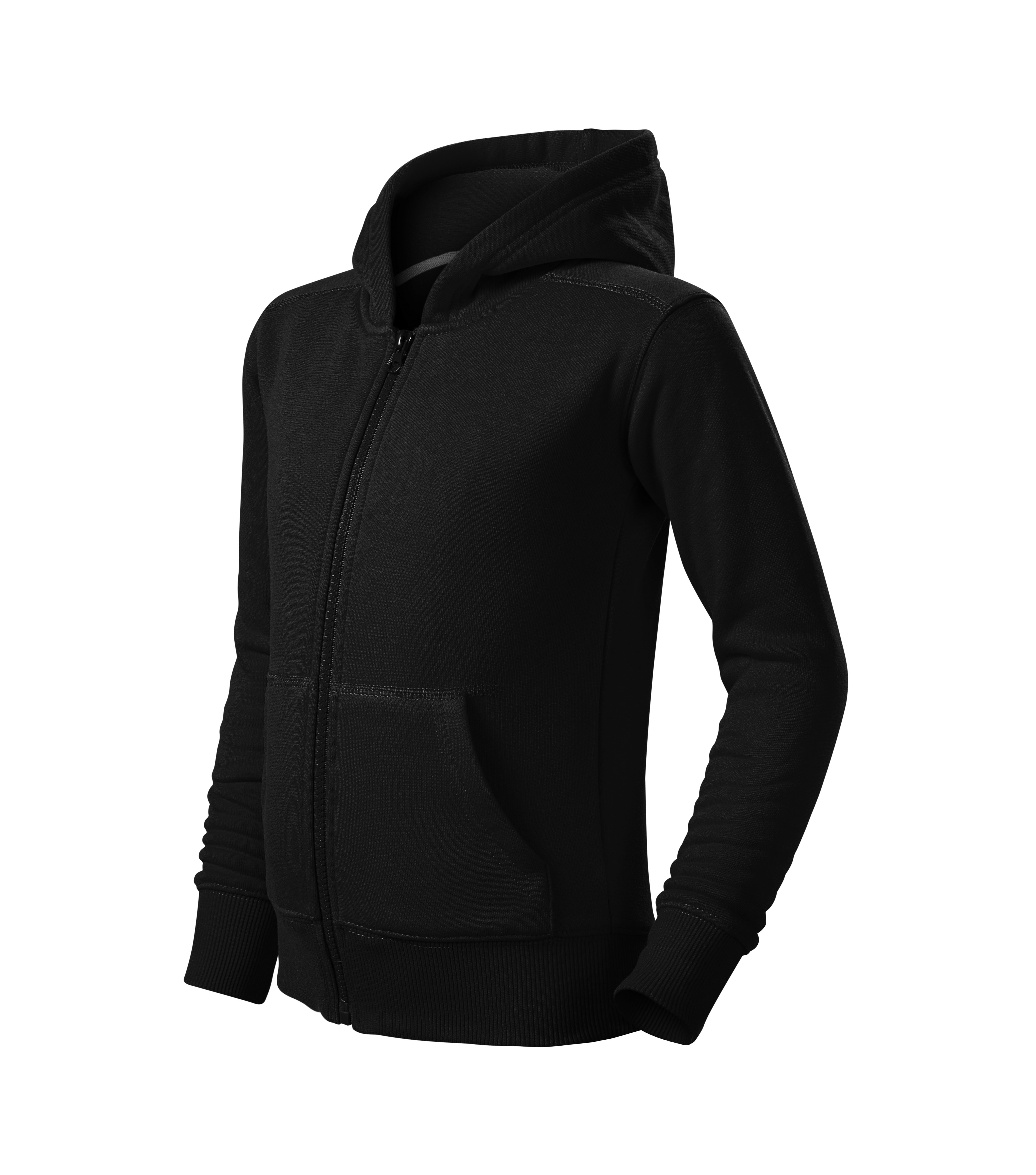 Mikina dětská TRENDY ZIPPER černá