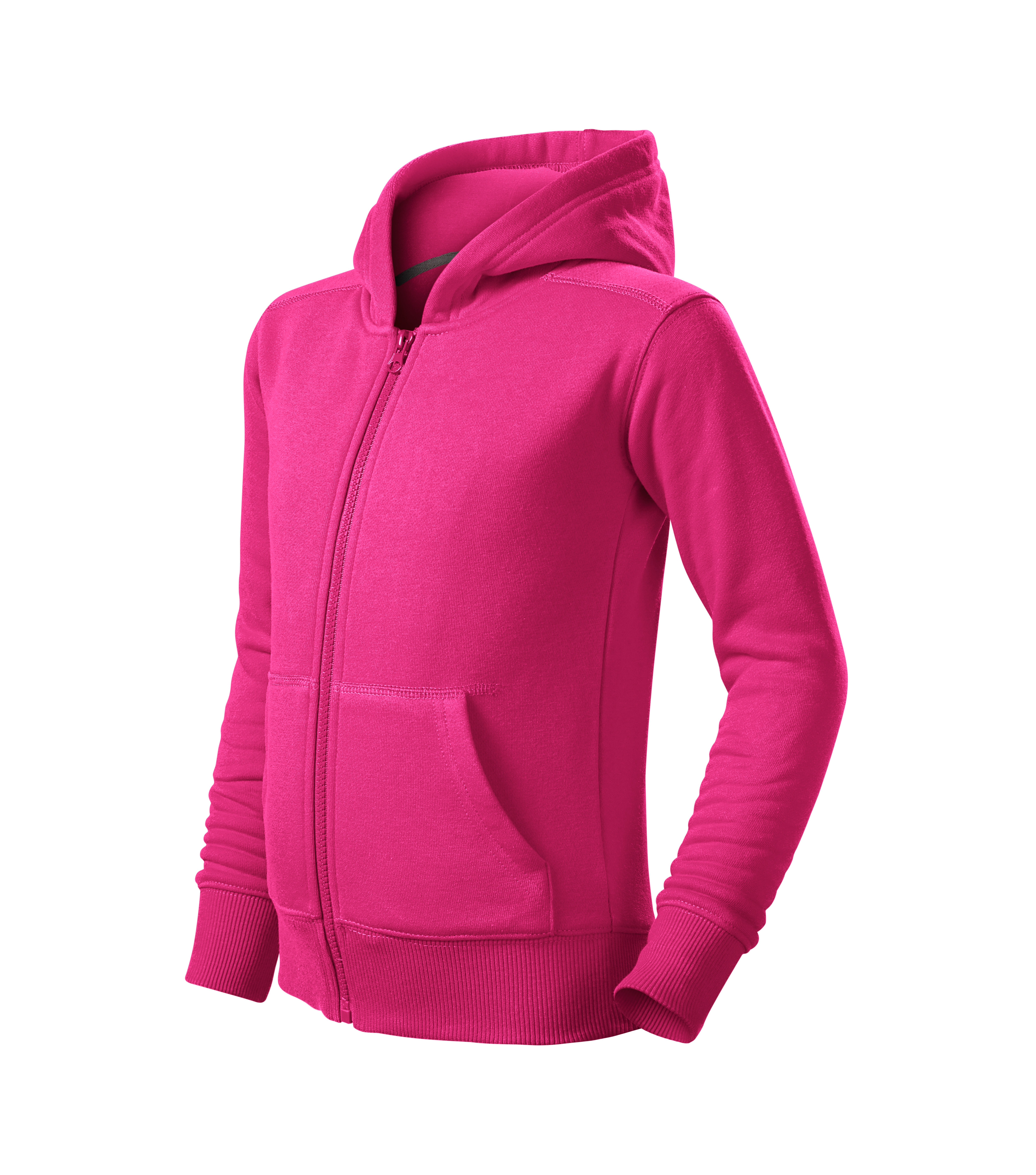 Mikina dětská TRENDY ZIPPER purpurová