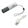 Svítilna kapesní LED 120lm ZOOM nabíjecí SILVER Cattara