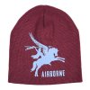 Kulich zimní bordo British Airborne Pegasus jemný úplet