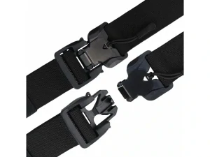 Elastický taktický opasek MTB s rychloupínací magnetickou sponou černý CMG®