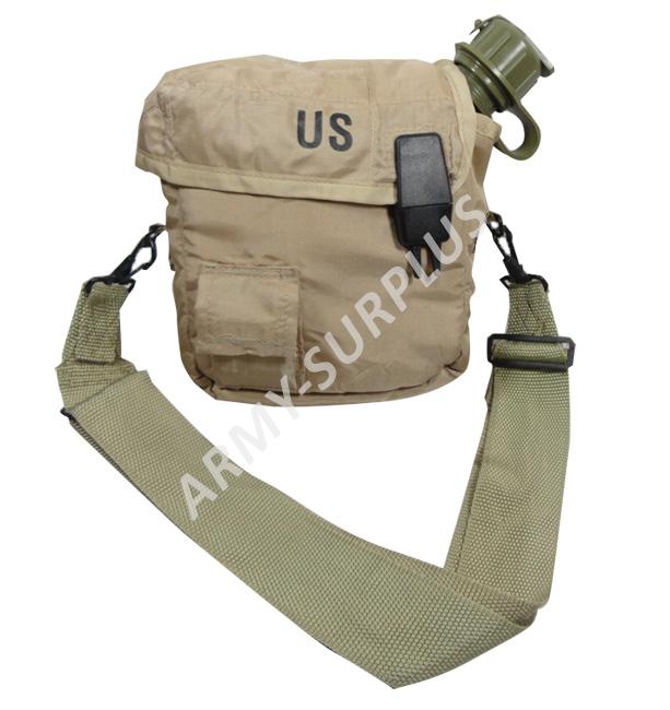 Polní láhev (čutora) US 2Qt komplet desert orig.