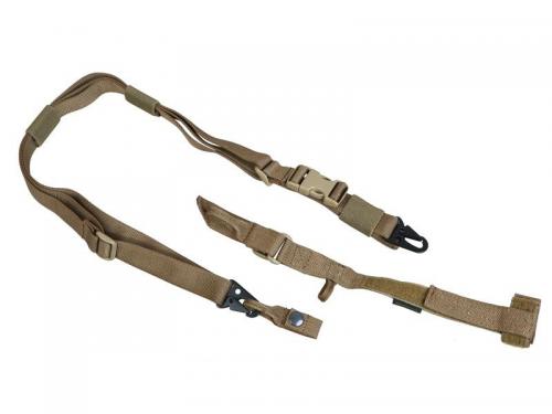 Popruh zbraňový tříbodový coyote PANTAC