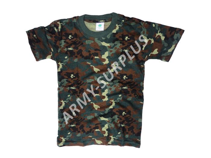 Tričko (triko) dětské flecktarn