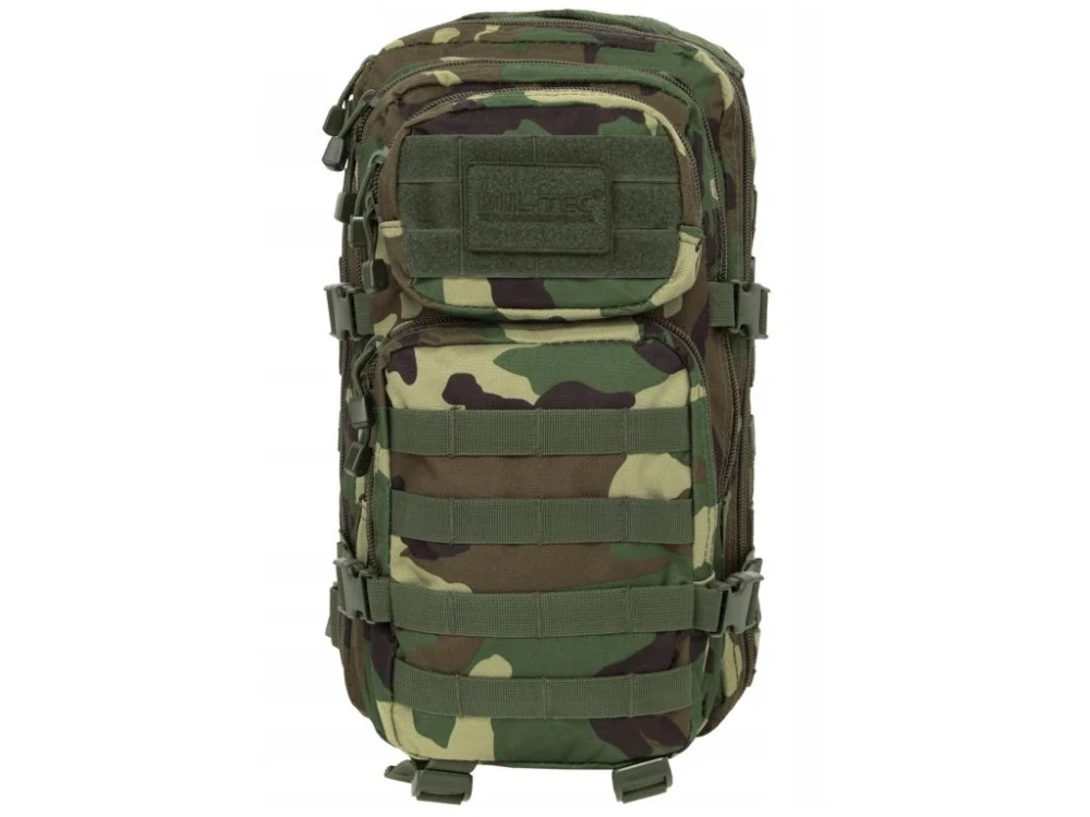 Batoh ASSAULT Pack US 20L molle woodland malý Miltec