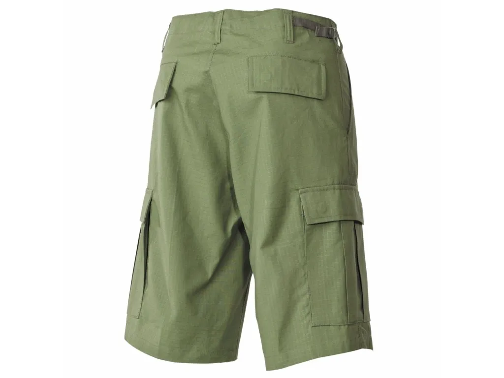 Bermudy bavlněné zelené US BDU RipStop OD Green MFH® 01512B