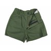 Šortky dětské krátké oliv